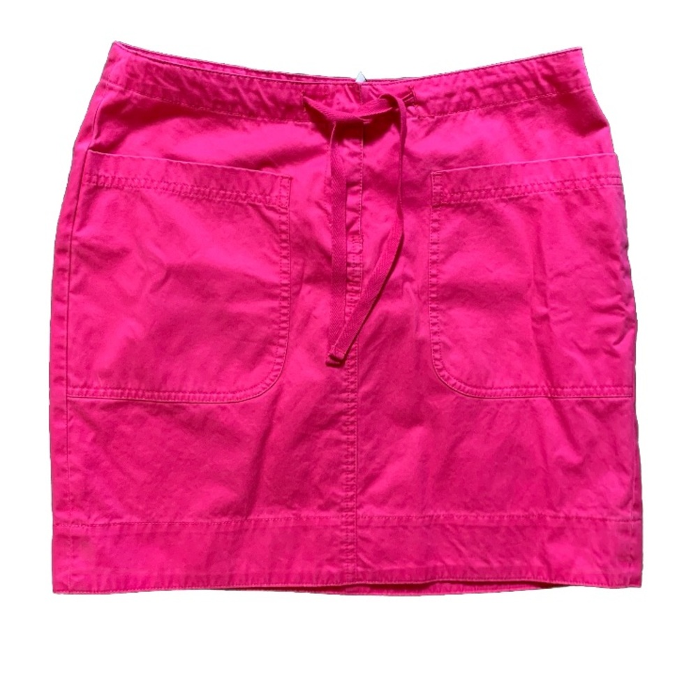 Vintage Tommy Hilfiger Hot Pink Cargo Skirt Size 8 EUC